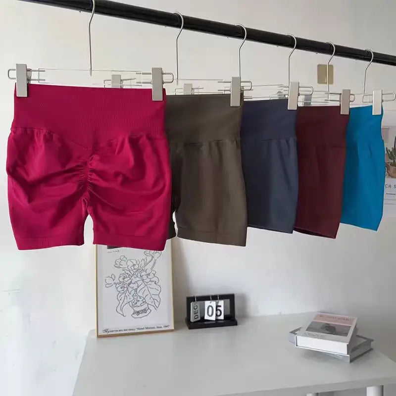 Summer High-Waist Women's Yoga Shorts Butt Lift