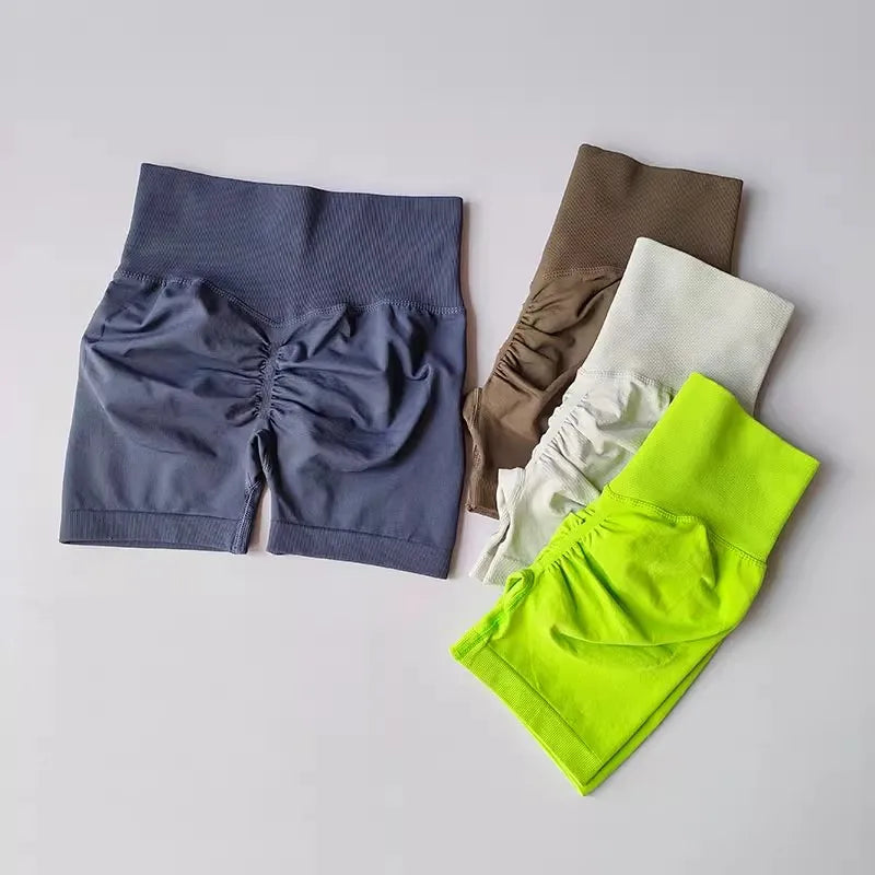 Summer High-Waist Women's Yoga Shorts Butt Lift