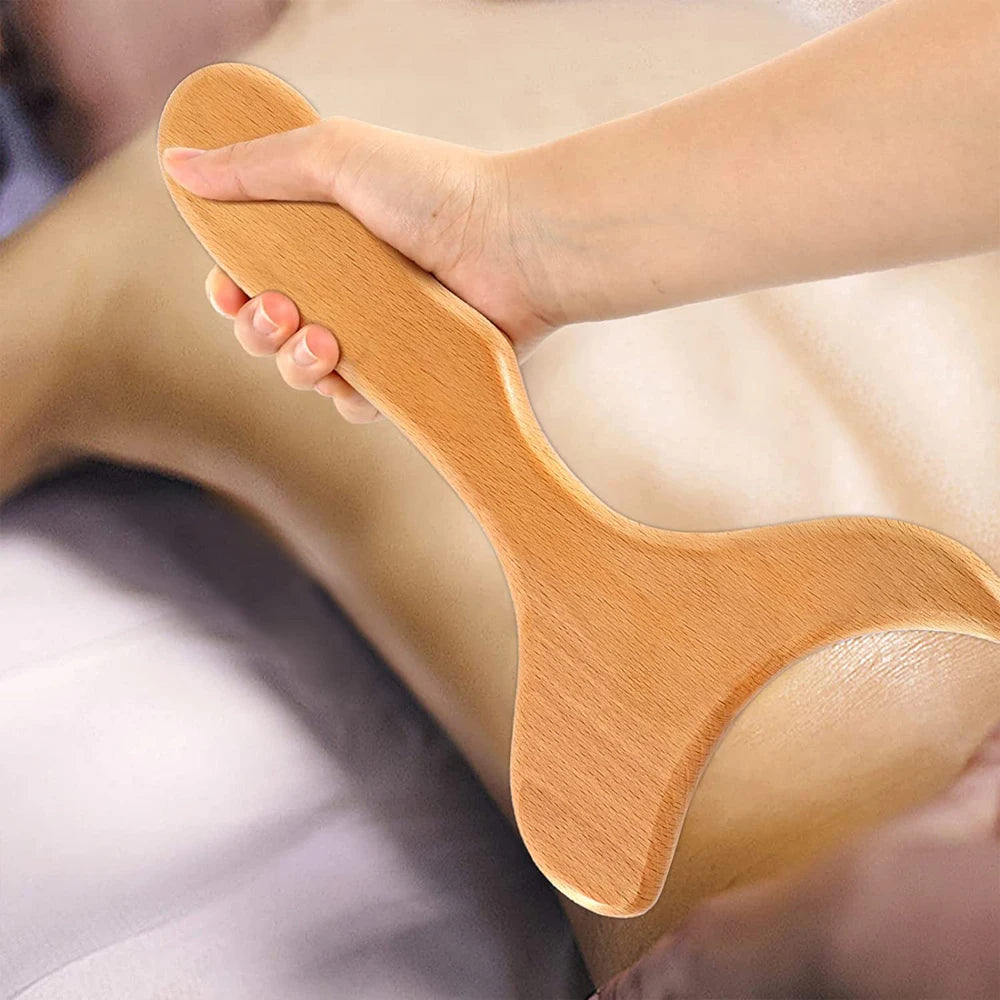 Wood Therapy Massage Tools Lymphatic Drainage Massager Body Sculpting Tools Anti-Cellulite