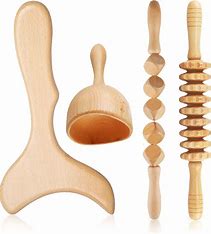 Wood Therapy Massage Tools Lymphatic Drainage Massager Body Sculpting Tools Anti-Cellulite